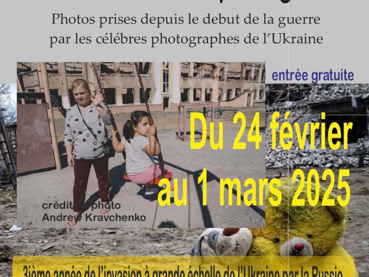 Inauguration de l&rsquo;exposition de photos de&nbsp;l&rsquo;Ukraine